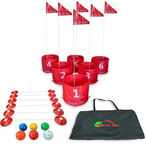 bucket golf yard game|adult yard golf set.